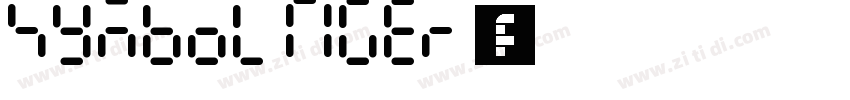 Symbol Tiger 字体字体转换